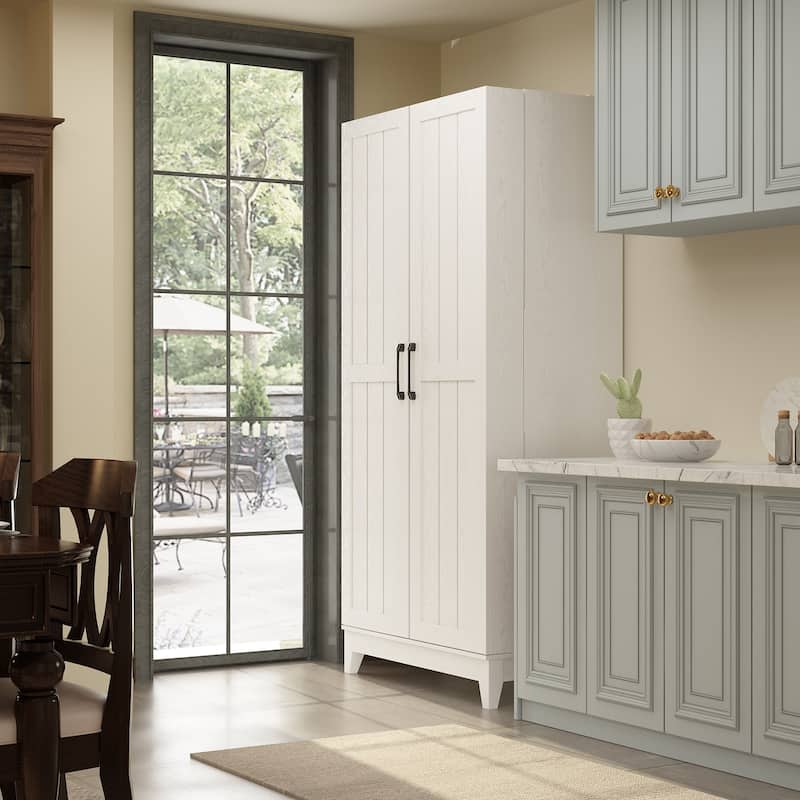 Kitchen Storage Solution Wine Drawers Wine Glass Cabinet Pantry White