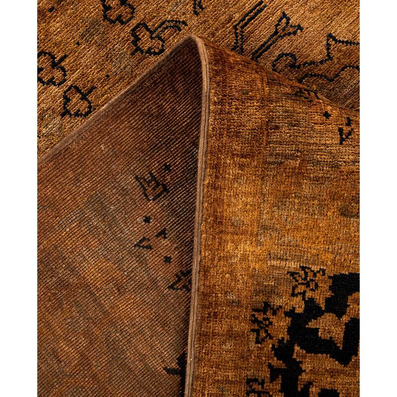 Overdyed One-of-a-Kind Hand-Knotted Area Rug - Brown - 5' 2" x 7' 10"