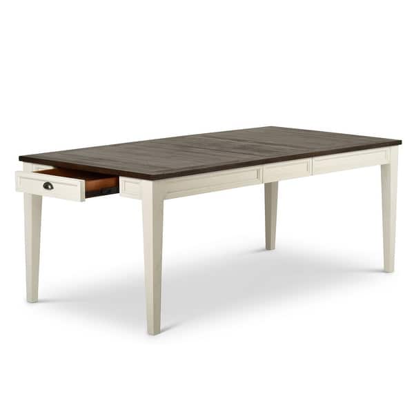 Cottonville TwoTone Farmhouse 80inch Dining Table by Greyson Living Bed Bath & Beyond 34822389