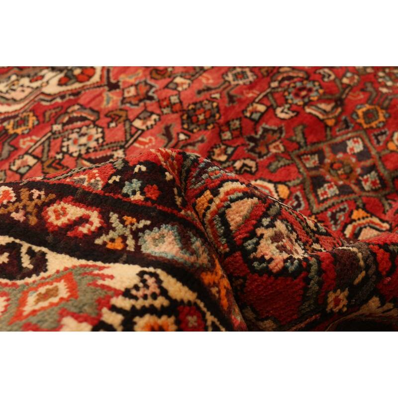 ECARPETGALLERY Hand-knotted Andelz Red Wool Rug - 4'7 x 8'2