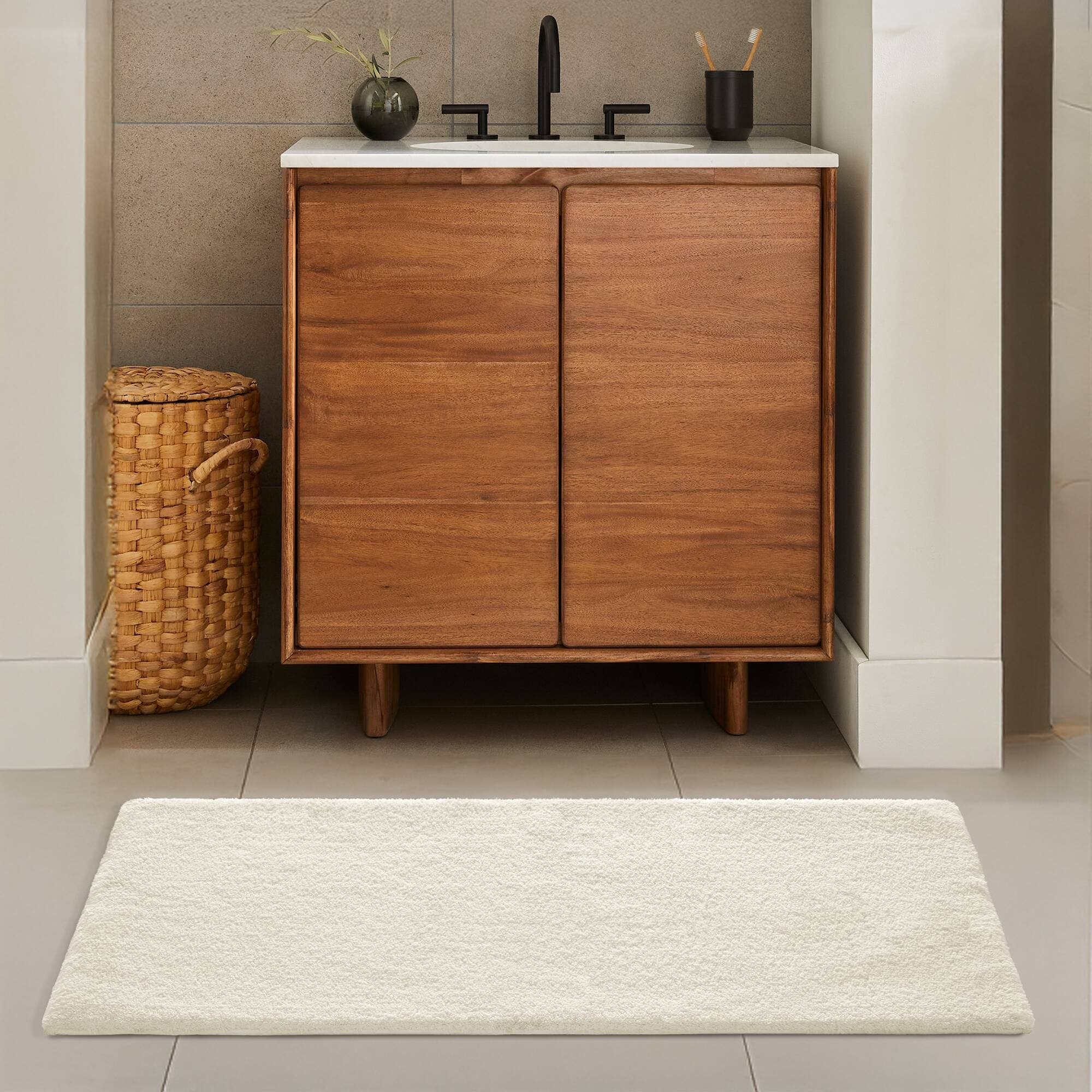 Madison Park Signature Marshmallow Bath Rug - Overstock - 12603976