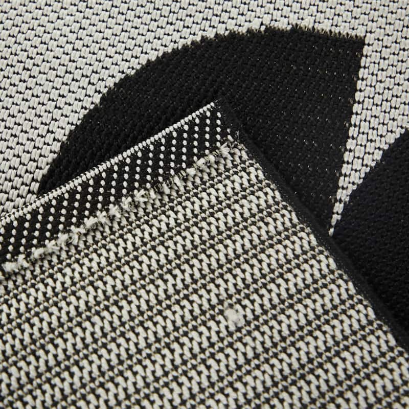 Gideon Mid-century Modern Abstract Geometric Indoor/ Outdoor Area Rug