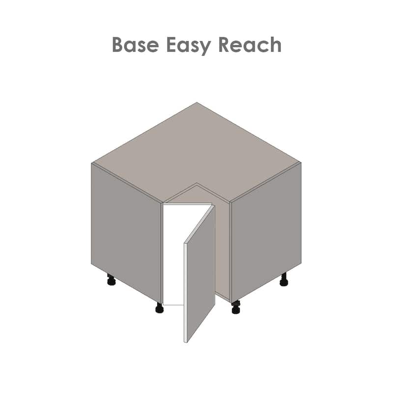 30" Sink Base Cabinets-High Double Door-Grey - 30 x 34 1/2 x 23 3/8