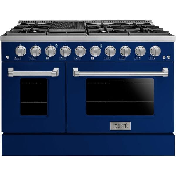 48 Inch Range in Blue with Stainless Steel Trim - Bed Bath & Beyond ...