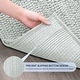 preview thumbnail 10 of 9, Subrtex Non-slip Bathroom Rugs Chenille Soft Striped Plush Bath Mat