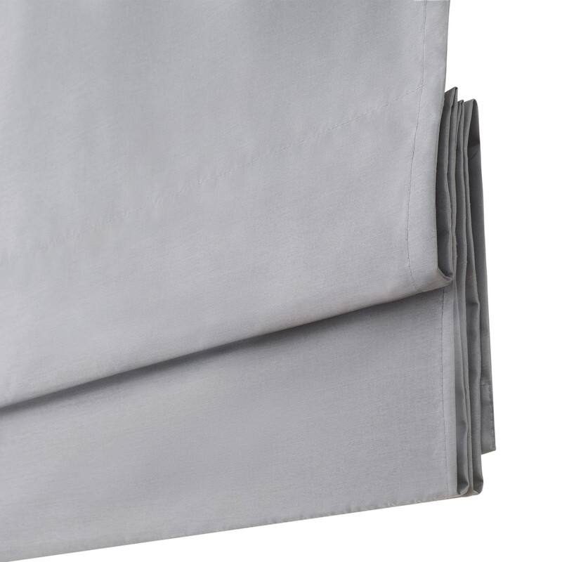 Eclipse Faux Silk 100% Total Blackout Cordless Roman Shade