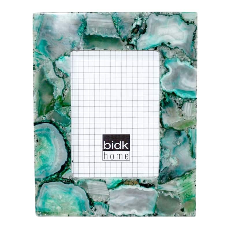 Swirly Agate Photo Frame - 4'x6' - Green