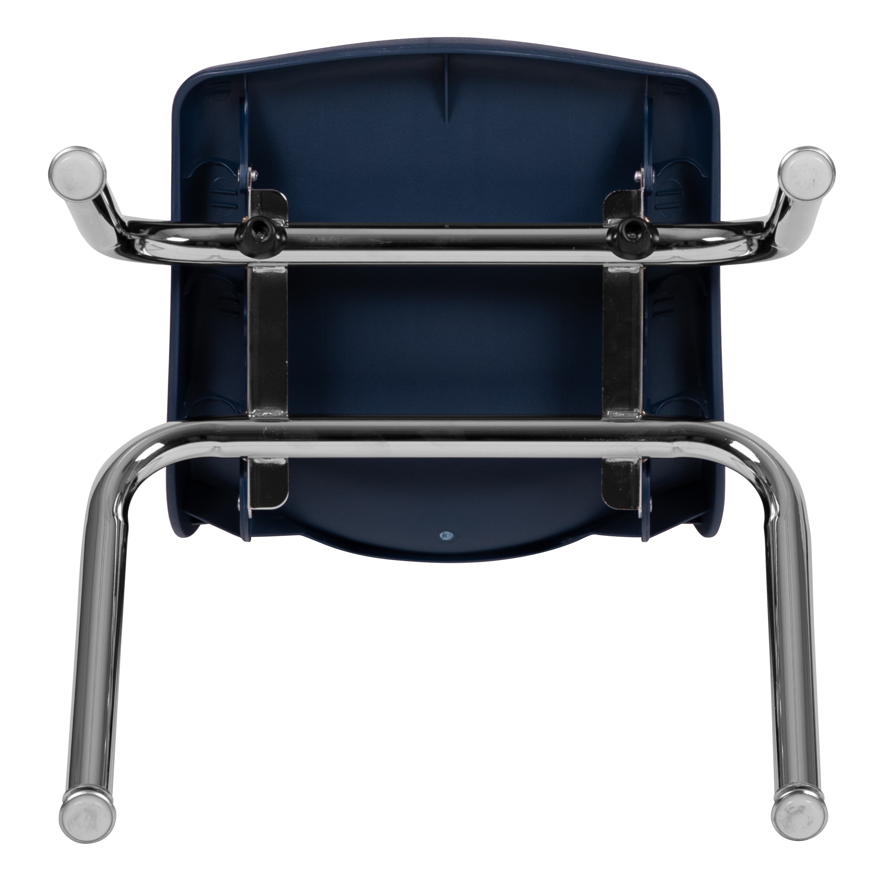 Advantage Black Student Stack School Chair 12-inch