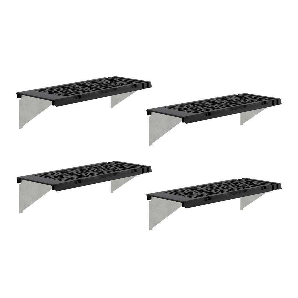 Canopia Signature W 26 in. x D 10.2 in. x H 6.5 in Plastic Shelf Kit for Greenhouse - 4 Units - 10.2in x 6.5 in