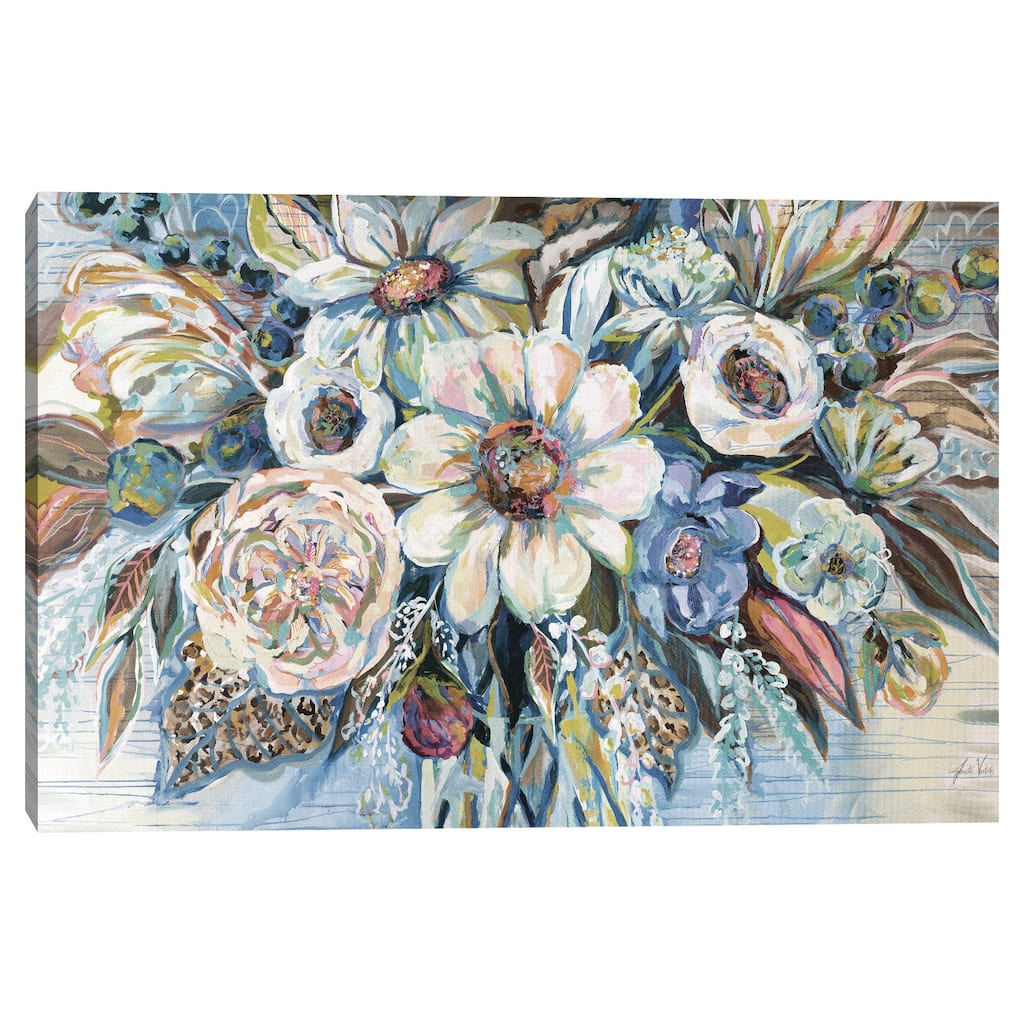 Unity Blue Light by Jeanette Vertentes Canvas Art Print