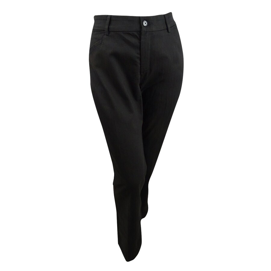 trendy black trousers