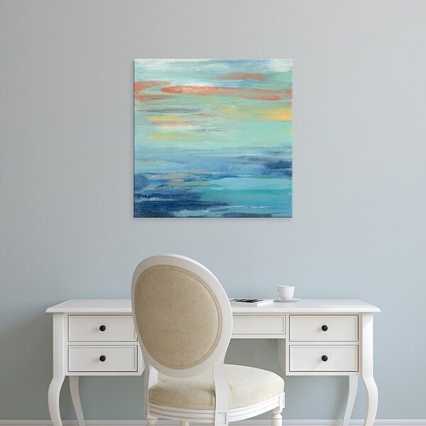Easy Art Prints Silvia Vassileva's 'Sunset Beach I' Premium Canvas Art