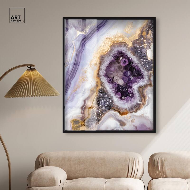Amethystine Dream II Shadowbox by Art Remedy
