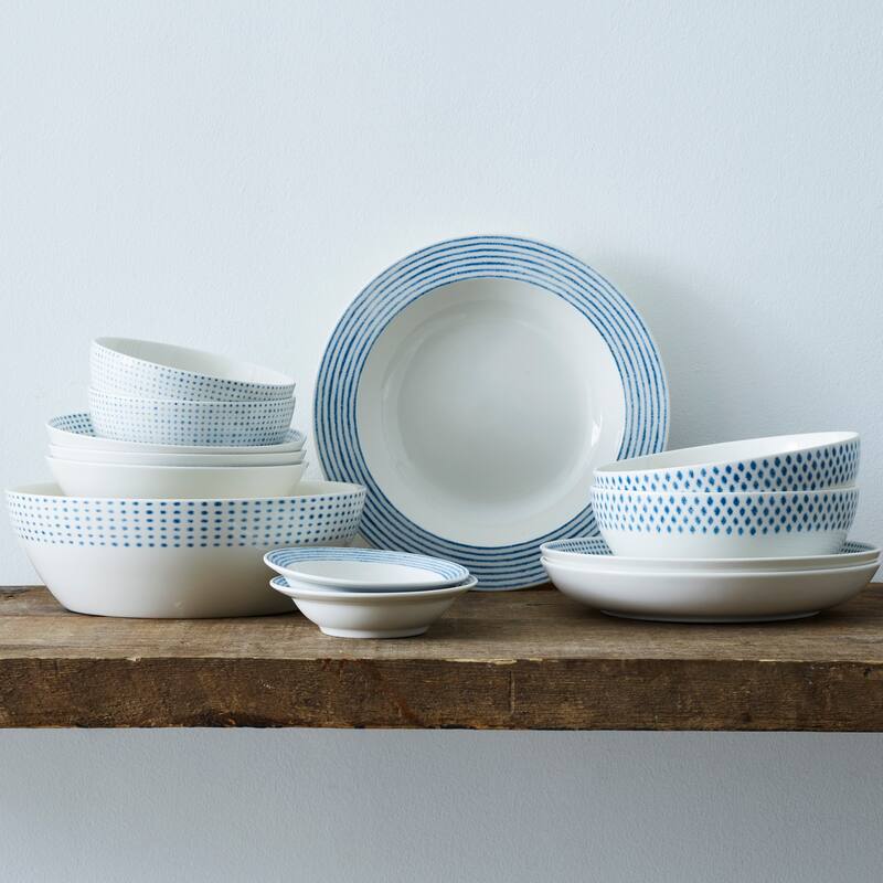 Noritake Hammock Set of 4 Dinner Bowls, 9-3/4"