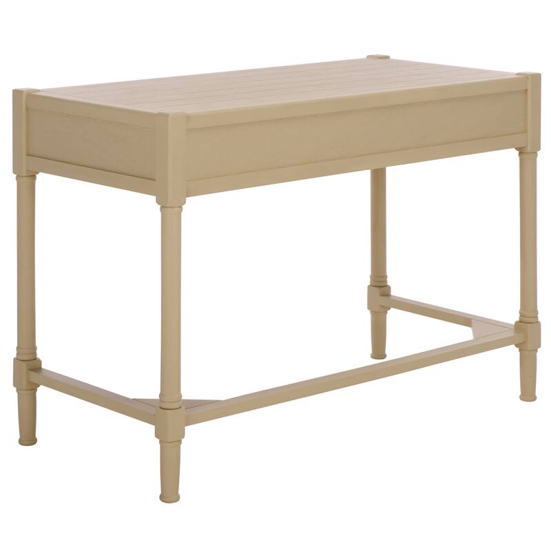 SAFAVIEH Zennure White Washed Grey Writing Desk