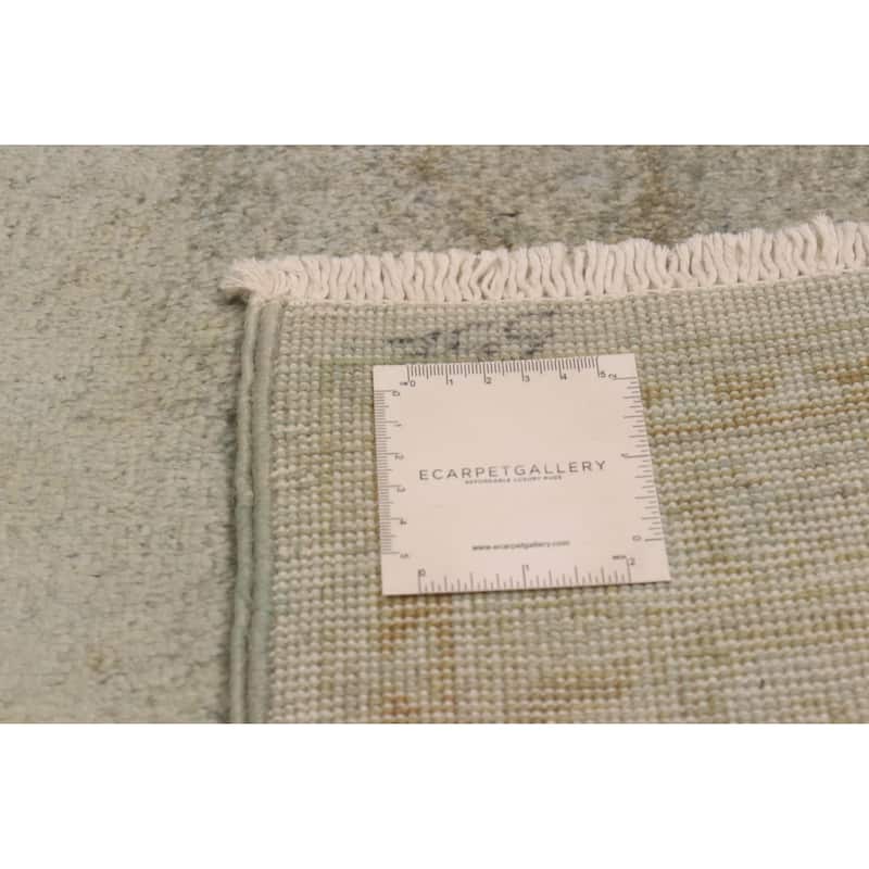 ECARPETGALLERY Hand-knotted Vibrance Light Grey Wool Rug - 8'2 x 10'0