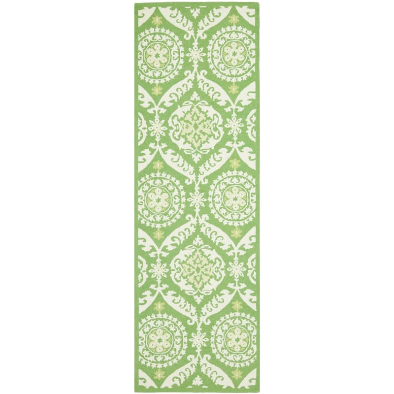 SAFAVIEH Handmade Chelsea Nazeli French Country Wool Rug
