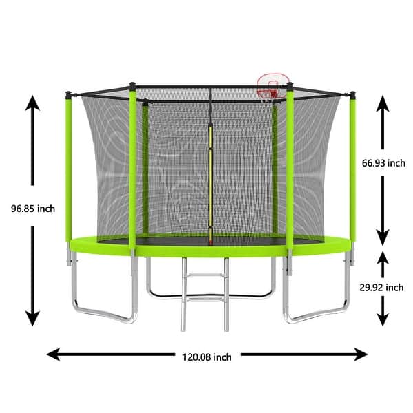 Spacious Design Trampoline Solid Base Structure, Safety Pad For Kid