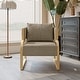 preview thumbnail 2 of 35, Corvus Danzig Teddy Fabric 1-Piece Accent Chair