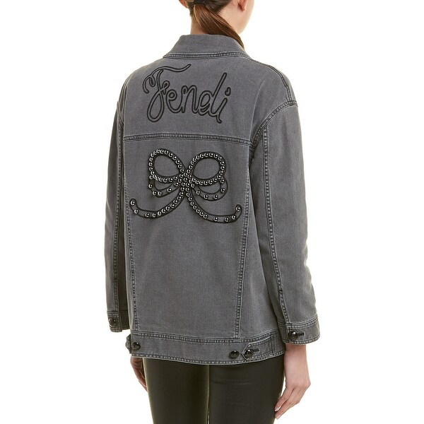 fendi denim jacket womens
