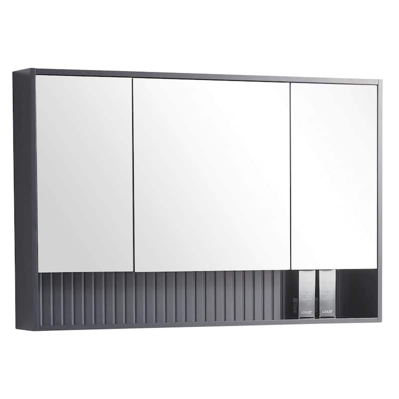Venezian Medicine Cabinet - 45" - Rock Gray