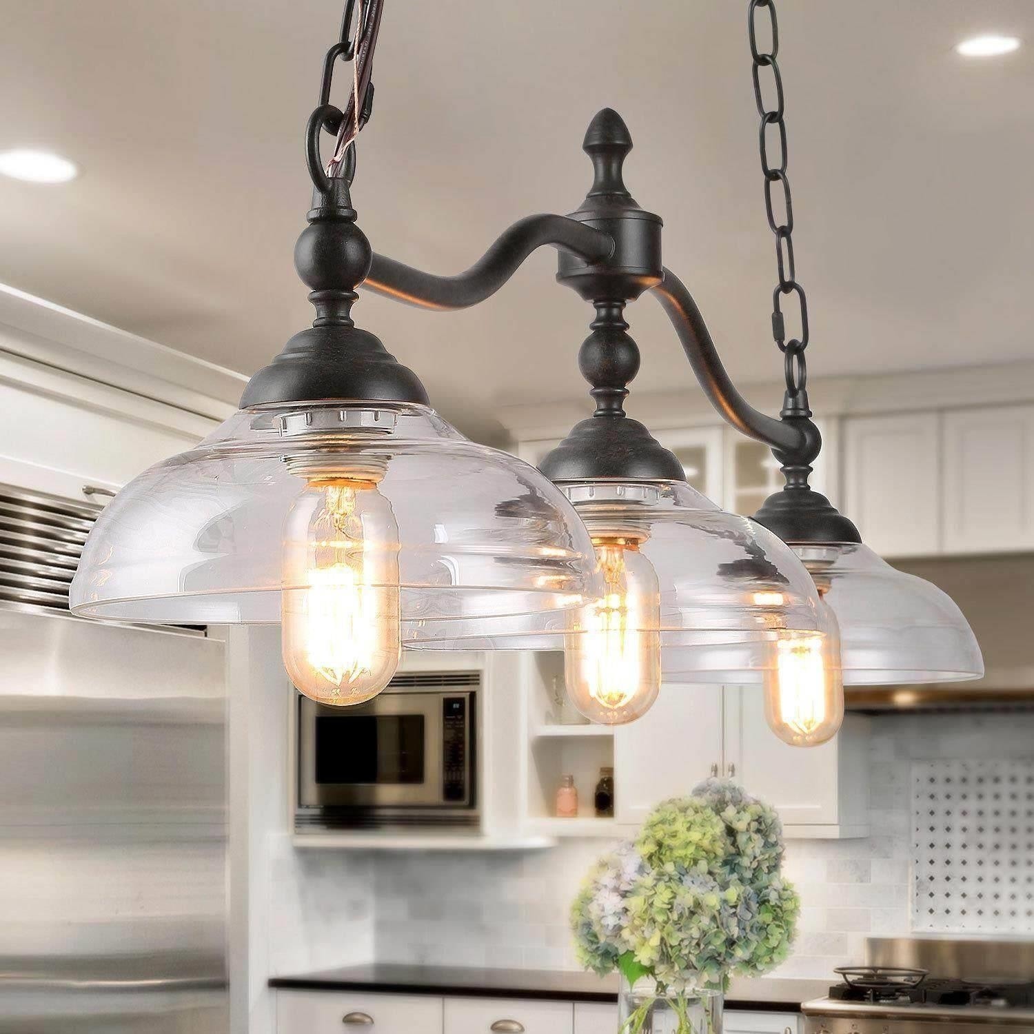 3 light farmhouse pendant outlet