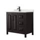 Option Dark Espresso, Black Trim, Giotto Quartz Top