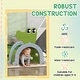 preview thumbnail 5 of 7, Qaba Kids Play Tunnel, Toddler Tunnel for Kids to Crawl , Crocodile Design Tunnel for Indoor or Outdoor Playground, Green