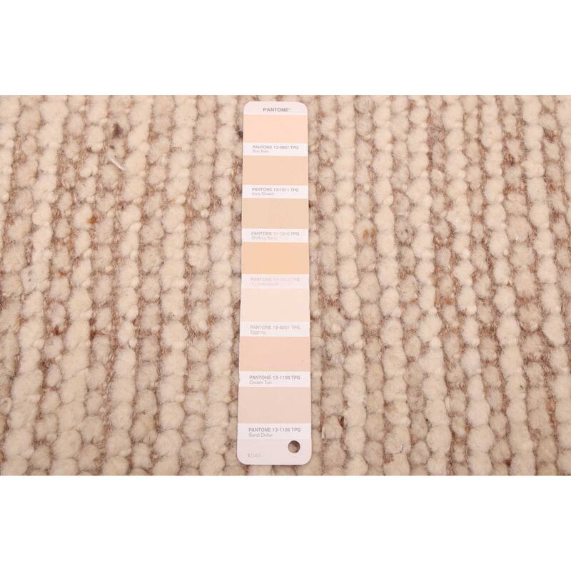 ECARPETGALLERY Hand-knotted Looma Beige Wool Rug - 8'3 x 10'0