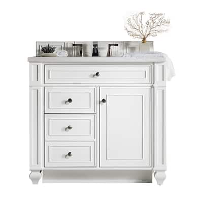 James Martin Vanities 157-V36-3WZ Bristol 36" Free Standing Single