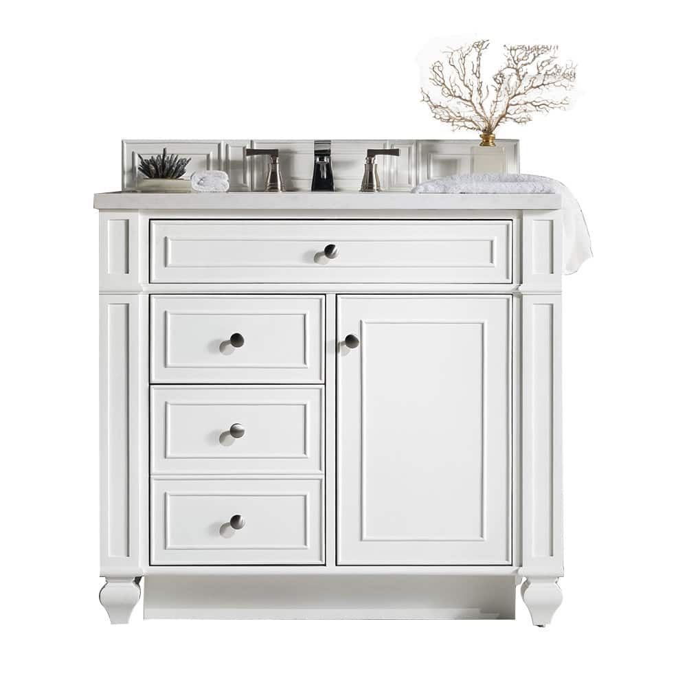 James Martin Vanities 157-V36-3WZ Bristol 36" Free Standing Single