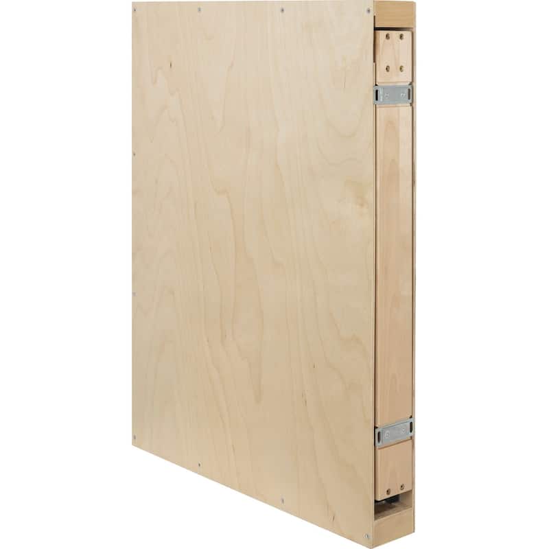 Hardware Resources 3" Wide Base Cabinet Pull Out Filler with Soft - Natural White Birch