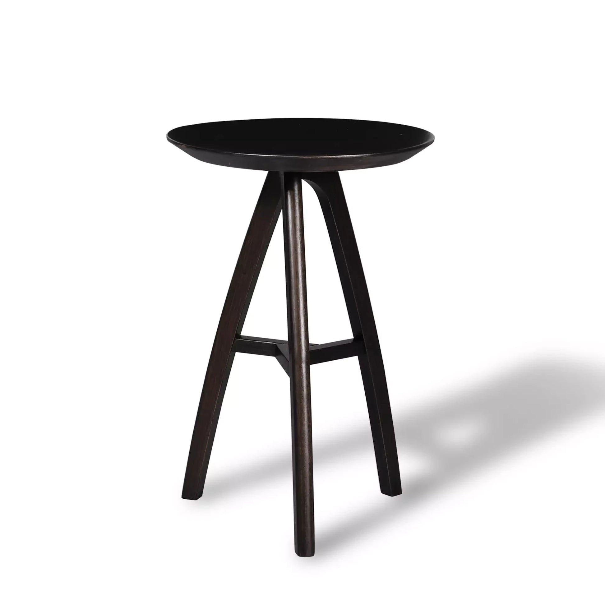 Mid Century Round End Table