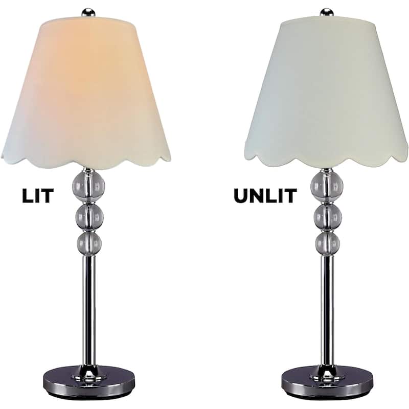 Royal Designs Scallop Empire Lamp Shade Set of 2 - 7 x 13 x 10