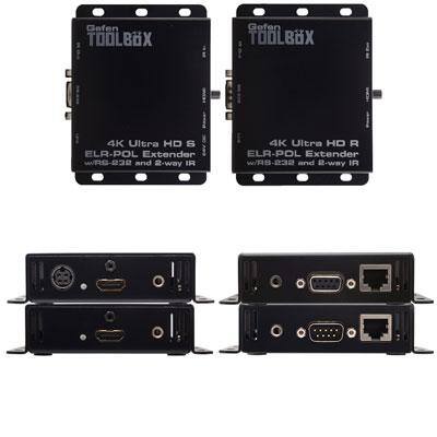 Gefen Gtb Uhd2irs Elrpol B Gefentoolbox 4k Ultra Hd Elr Extender For Hdmi With Pol Overstock 18184688