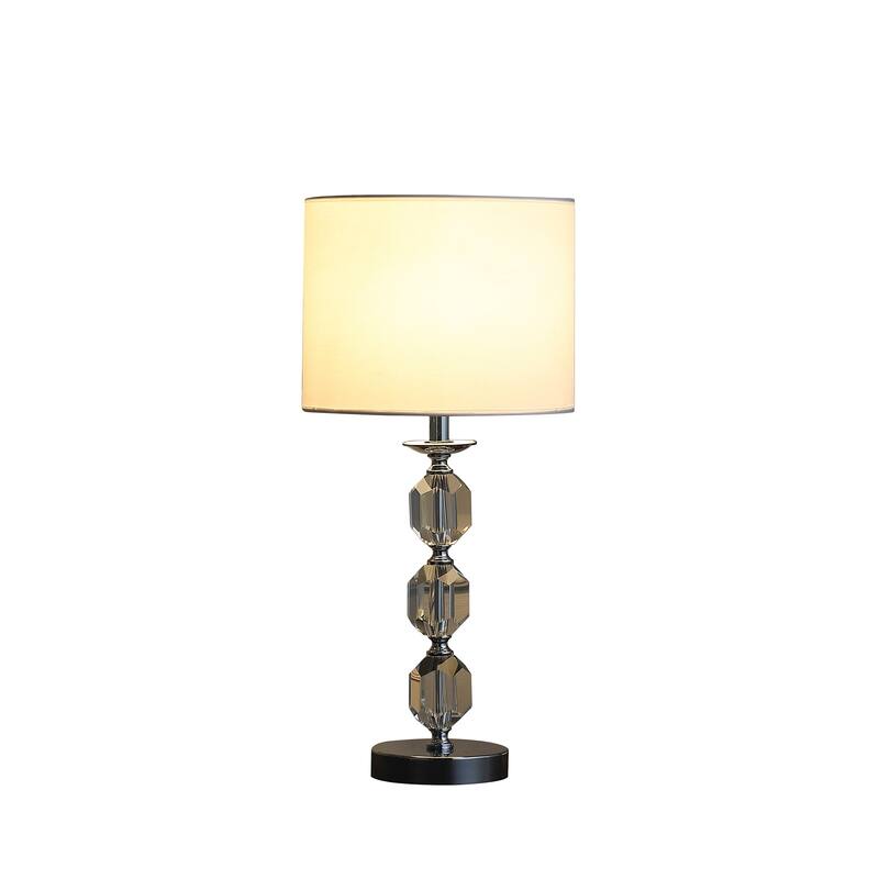 21 In. Tilli Hexagonal Prism Crystal Table Lamp