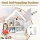 preview thumbnail 8 of 8, Costway Wooden Kids Dollhouse Bookshelf with Open Shelves - See Details