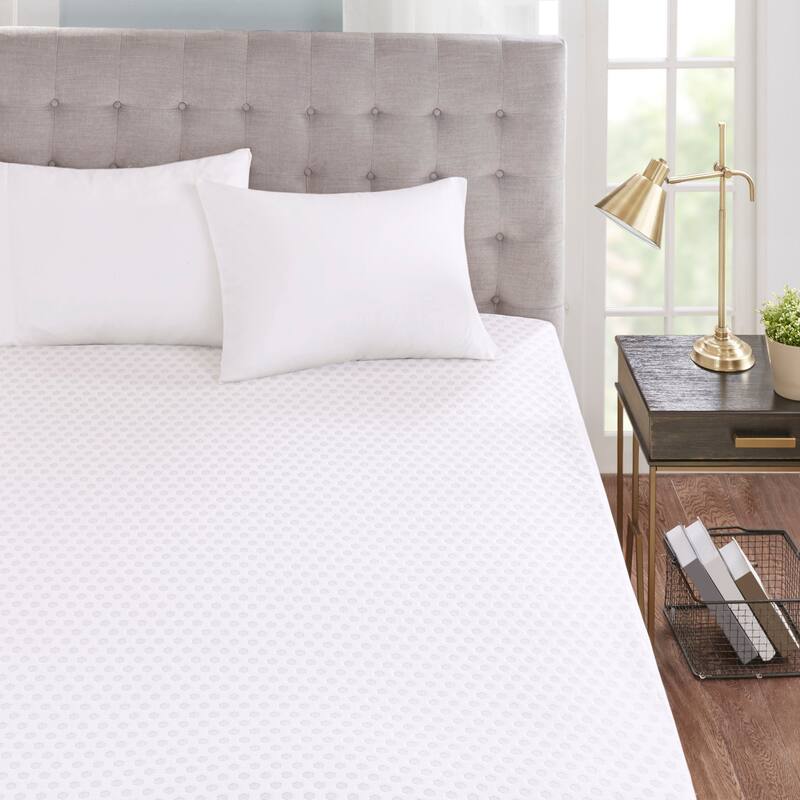 Hypoallergenic 3" Gel Memory Foam Mattress Topper with Removable Cooling Cover