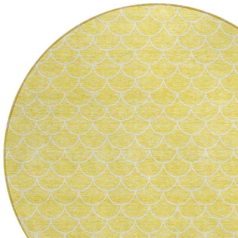 HomeRoots Geometric Transitional Rectangle Outdoor Rug