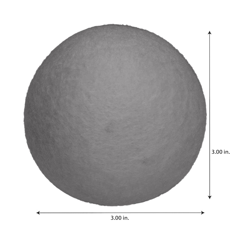 Laundry 360 2 Pack Dryer Balls in Grey - 3" x 3"