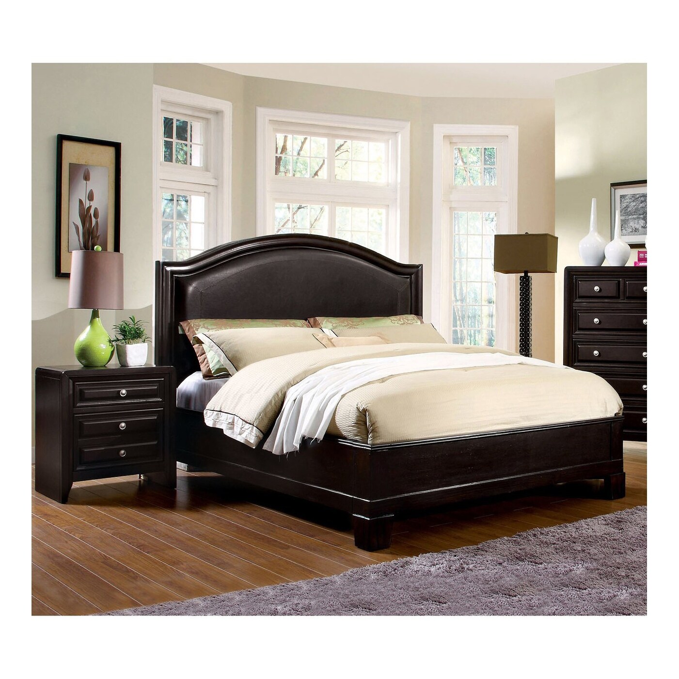 Espresso king shop bedroom set