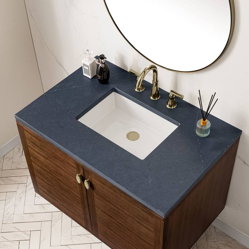 James Martin Vanities 670-V36-3CSP Amberly 36" Free Standing or Wall