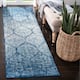 SAFAVIEH Madison Stella Boho Chic Ogee Trellis Rug - 2'3" x 4' - Navy/Blue