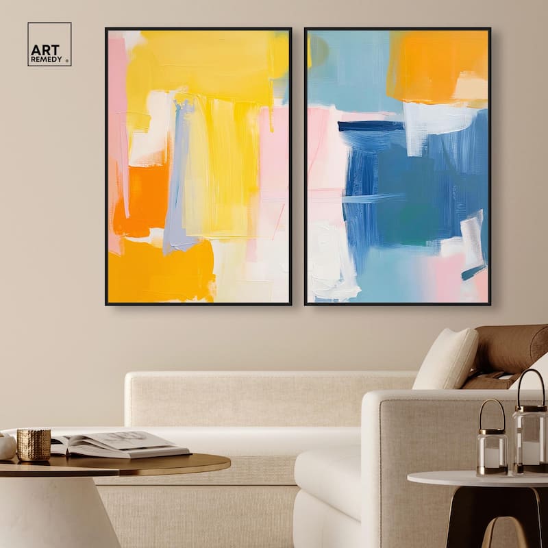 Skyward Radiance I Canvas Set of 2 by Art Remedy