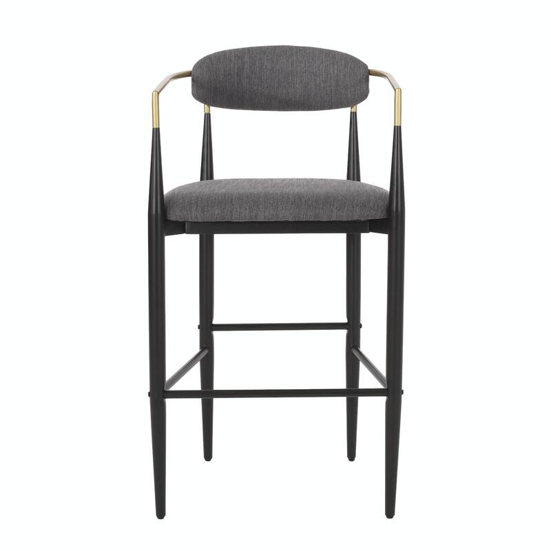 Modern Counter Stool Set - Comfortable, Sturdy Iron Frame