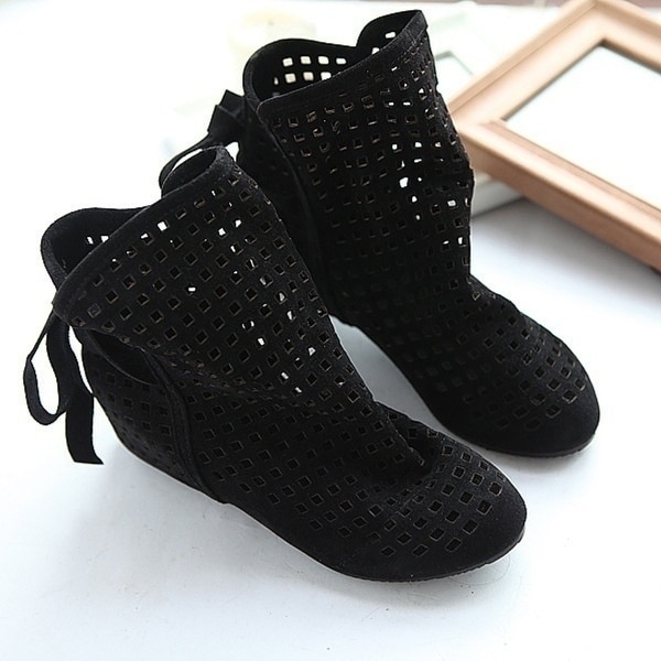flat ladies ankle boots