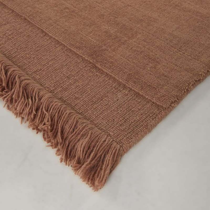 Barron Solid Woven Area Rug