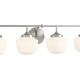 preview thumbnail 7 of 6, Minka Lavery 2574 Cornwell 4 Light 32" Wide Vanity Light with Etched