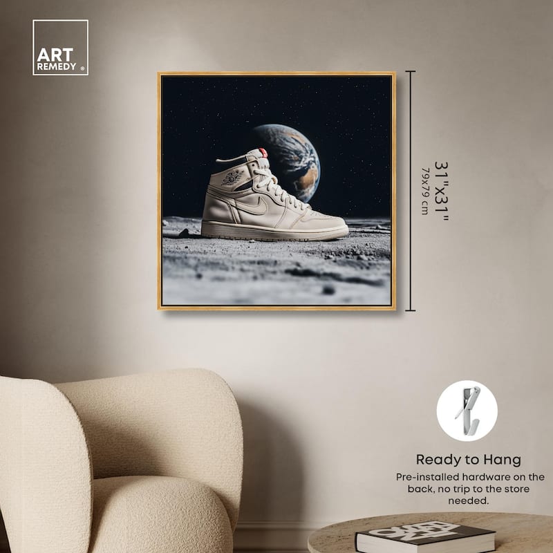 Zero-G Jordans Canvas by Art Remedy