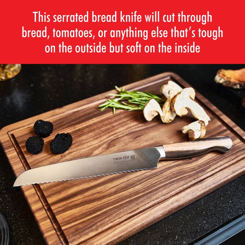 ZWILLING TWIN 1731 8-inch Bread Knife - Brown